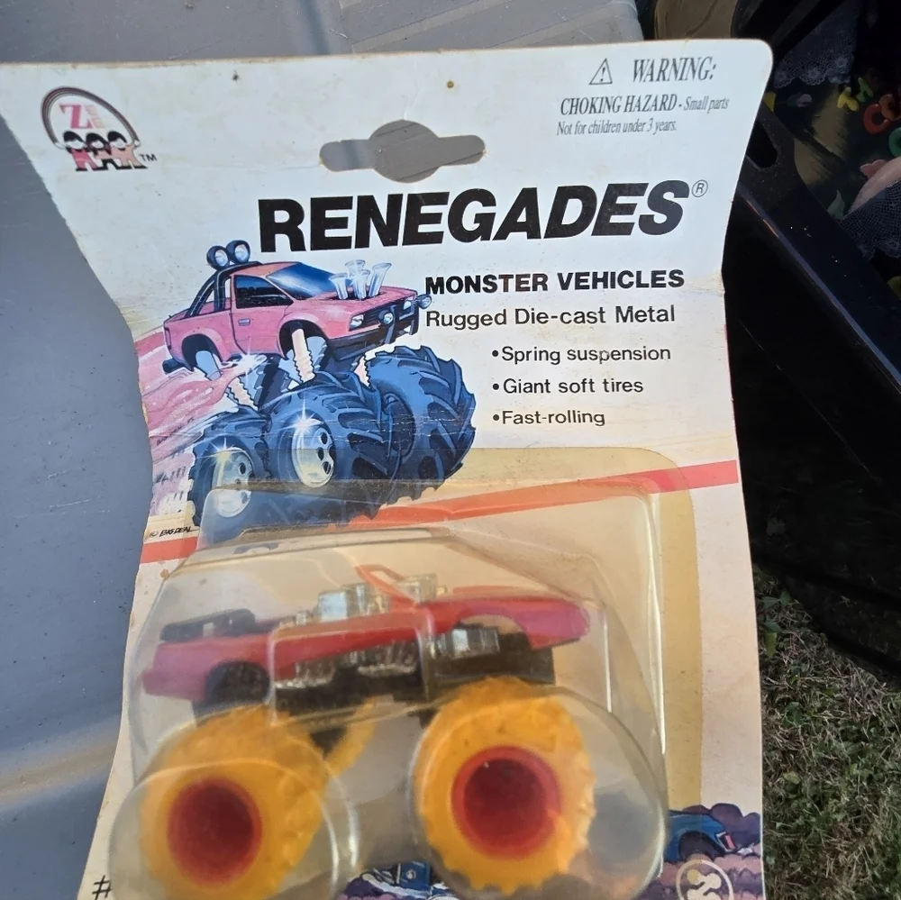 Metal 1995 Zylmex Power Renegades Monster Vehicles Car